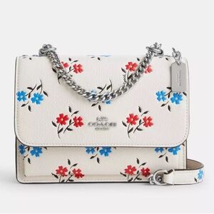 NWT Coach Mini Klare Xbody Leather Bag W/Floral Print Below $378 Retail RETIRED